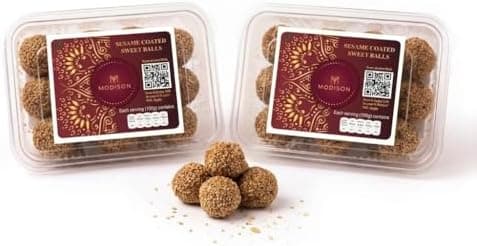 BalGokul Foods Til Laddu Indian Sweets Sesame Sweet Balls 360g thumbnail 1