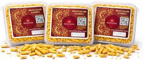 BalGokul Foods Bhavnagari Gathiya Indian Crispy Snacks 540g