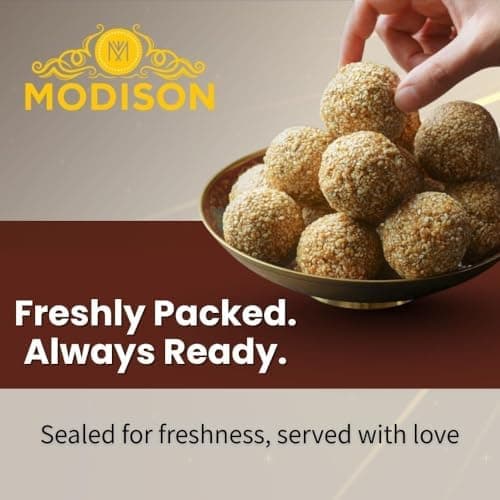 BalGokul Foods Til Laddu Indian Sweets Sesame Sweet Balls 360g thumbnail 7
