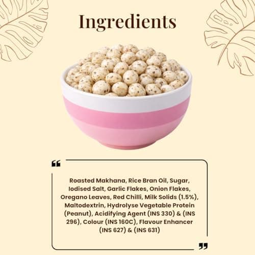 BalGokul Foods Roasted Makhana Healthy Snacks Himalayan Pink Salt Pepper 80g thumbnail 3