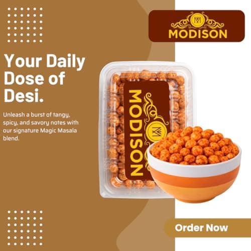 BalGokul Foods Roasted Makhana Healthy Snacks Magic Masala 80g thumbnail 6