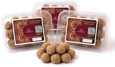 BalGokul Foods Til Laddu Indian Sweets Sesame Sweet Balls 540g thumbnail 1