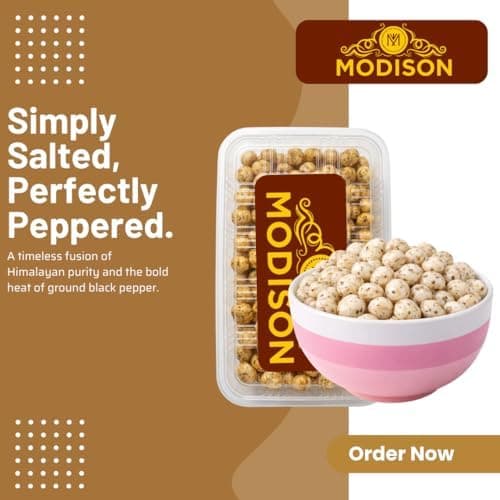 BalGokul Foods Roasted Makhana Healthy Snacks Himalayan Pink Salt Pepper 80g thumbnail 7