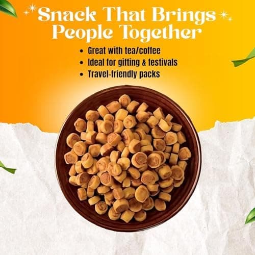 BalGokul Foods Poona Bhakarwadi Indian Namkeen Crispy Maharashtrian 540g thumbnail 4