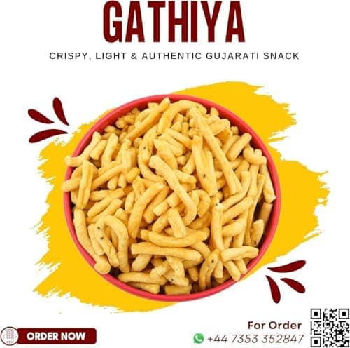 BalGokul Foods Bhavnagari Gathiya Indian Crispy Snacks 540g thumbnail 3