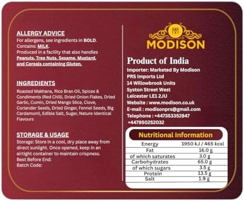 BalGokul Foods Roasted Makhana Healthy Snacks Peri Peri 80g thumbnail 2