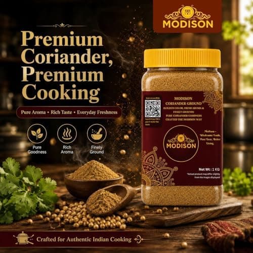 BalGokul Foods Coriander Ground Powder Indian Spices Pure Dhania 2KG thumbnail 3