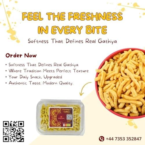 BalGokul Foods Bhavnagari Gathiya Indian Crispy Snacks 540g thumbnail 6