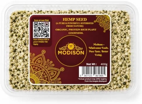 BalGokul Foods Hemp Seeds Superfoods Plant Based Protein 400g