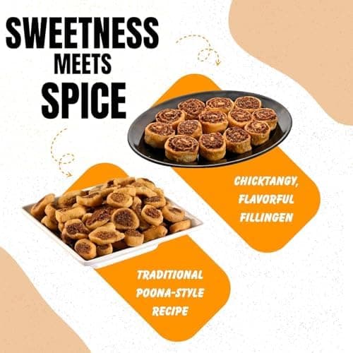 BalGokul Foods Poona Bhakarwadi Indian Namkeen Crispy Maharashtrian 540g alternate image
