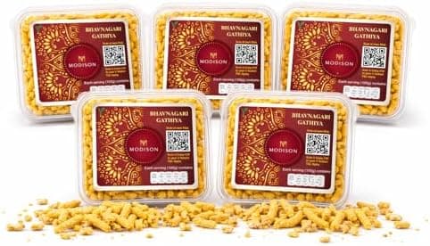 BalGokul Foods Bhavnagari Gathiya Indian Namkeen Traditional Gujarati 900g