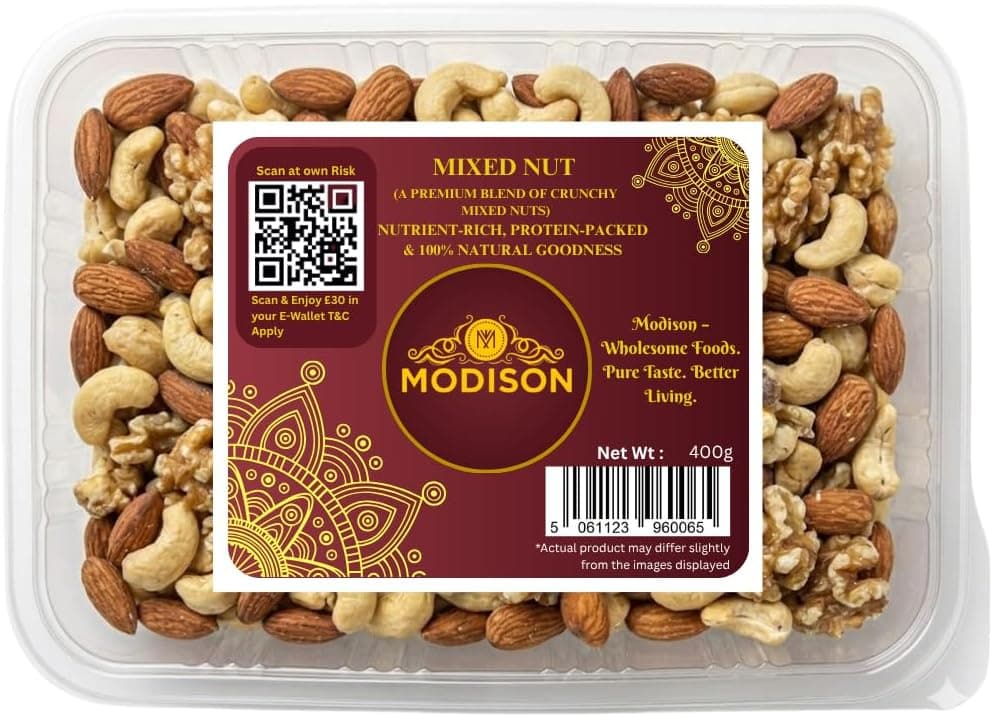 BalGokul Foods Mixed Nuts Healthy Indian Snacks Mix 400g thumbnail 8
