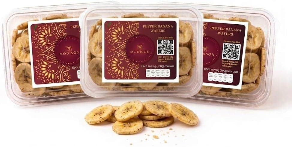 BalGokul Foods Banana Black Pepper Wafers Indian Snacks Crispy 360g thumbnail 8