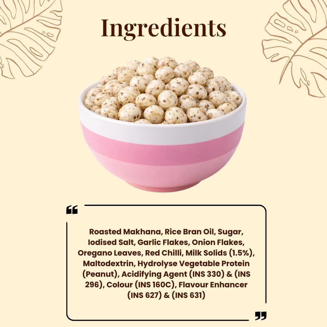BalGokul Foods Roasted Makhana Healthy Snacks Himalayan Pink Salt Pepper 80g thumbnail 10