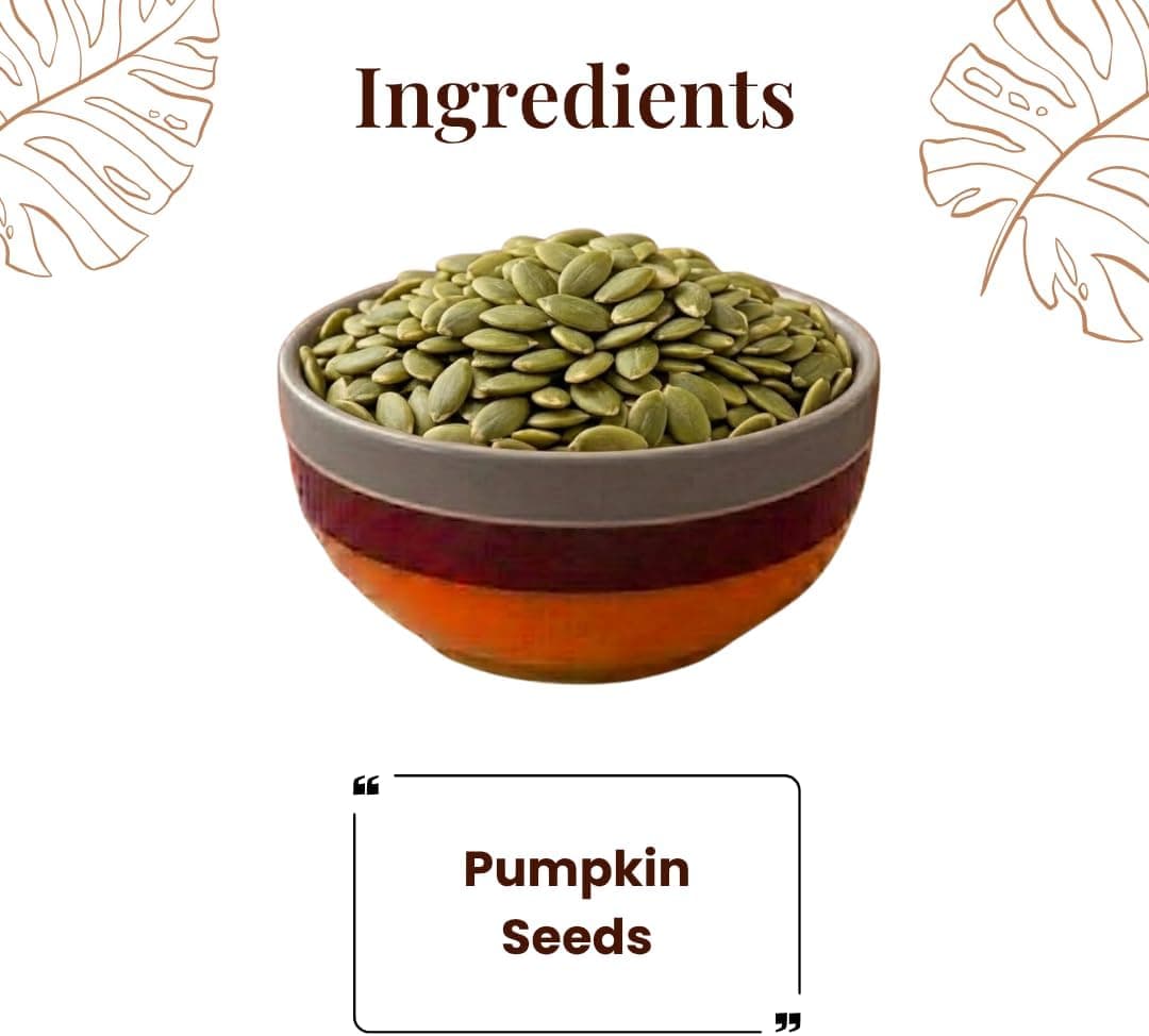 BalGokul Foods Pumpkin Seeds Superfoods Natural Pepitas Protein Fibre 400g thumbnail 11