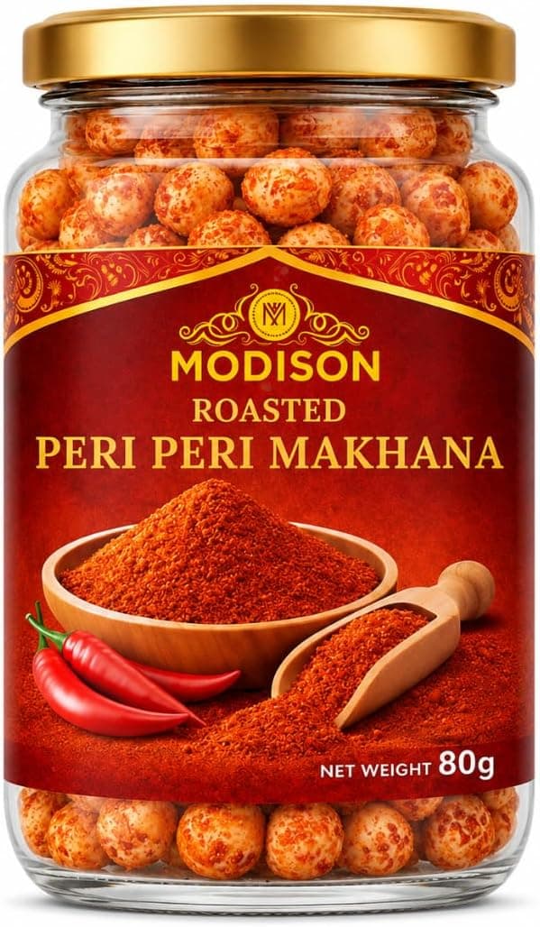 BalGokul Foods Roasted Makhana Healthy Snacks Peri Peri 80g thumbnail 8