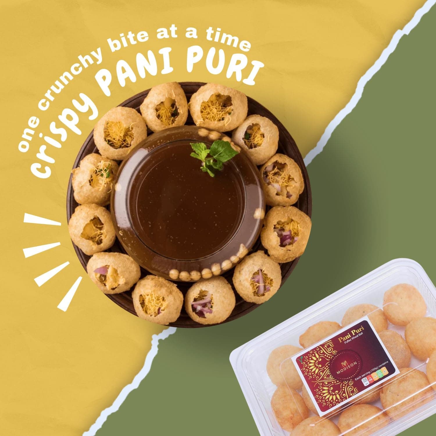 BalGokul Foods Pani Puri Indian Snacks Crispy Golgappa Shells 80pc thumbnail 11