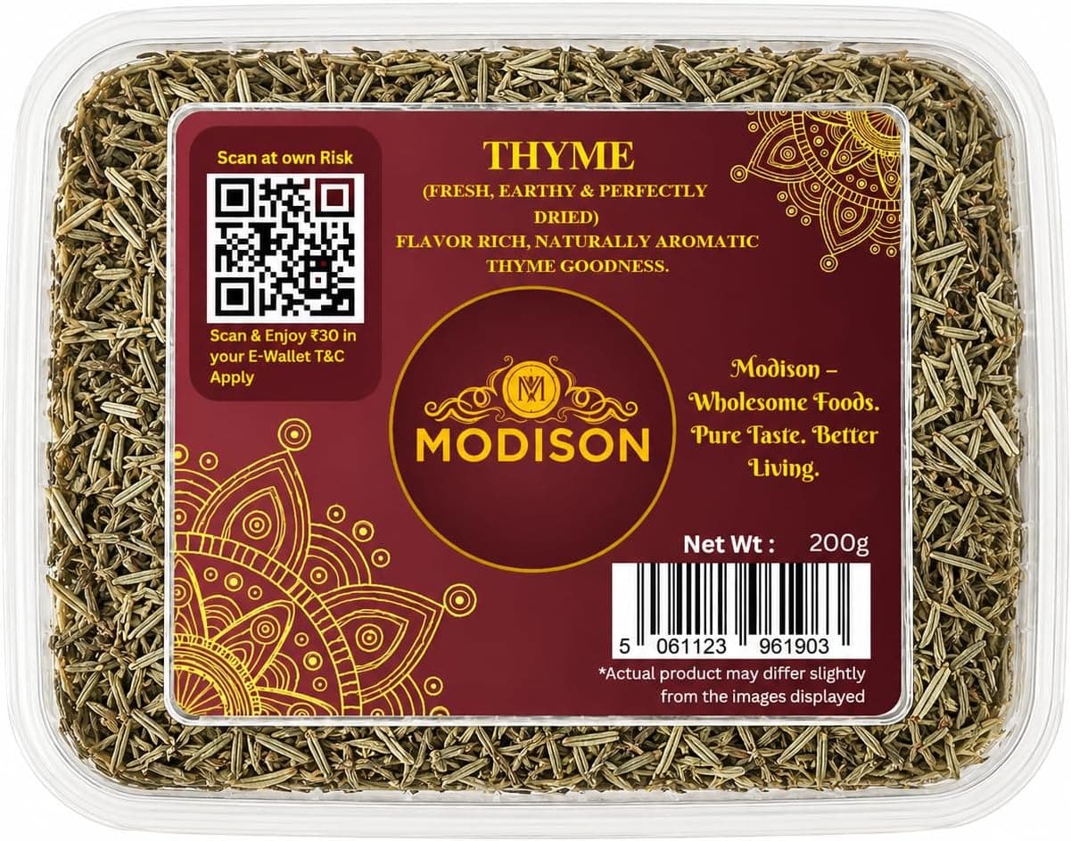 BalGokul Foods Thyme Herbs Dried Aromatic Seasoning 200g thumbnail 8