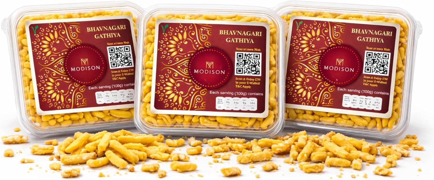 BalGokul Foods Bhavnagari Gathiya Indian Crispy Snacks 540g thumbnail 8