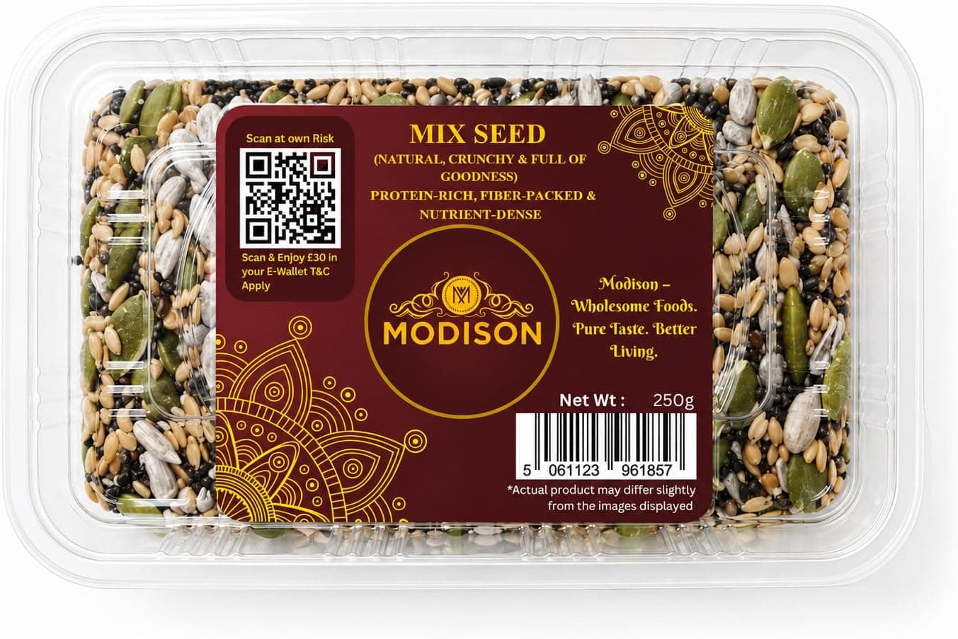 BalGokul Foods Mixed Seeds Blend Superfoods Chia Flax Pumpkin Sunflower 250g thumbnail 8