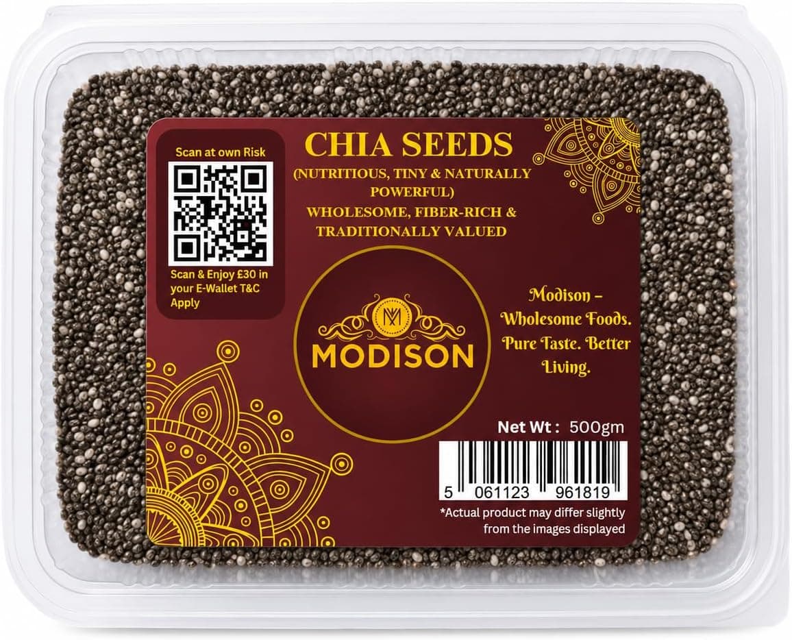 BalGokul Foods Chia Seeds Superfoods Natural Breakfast Nutrition 500g thumbnail 8