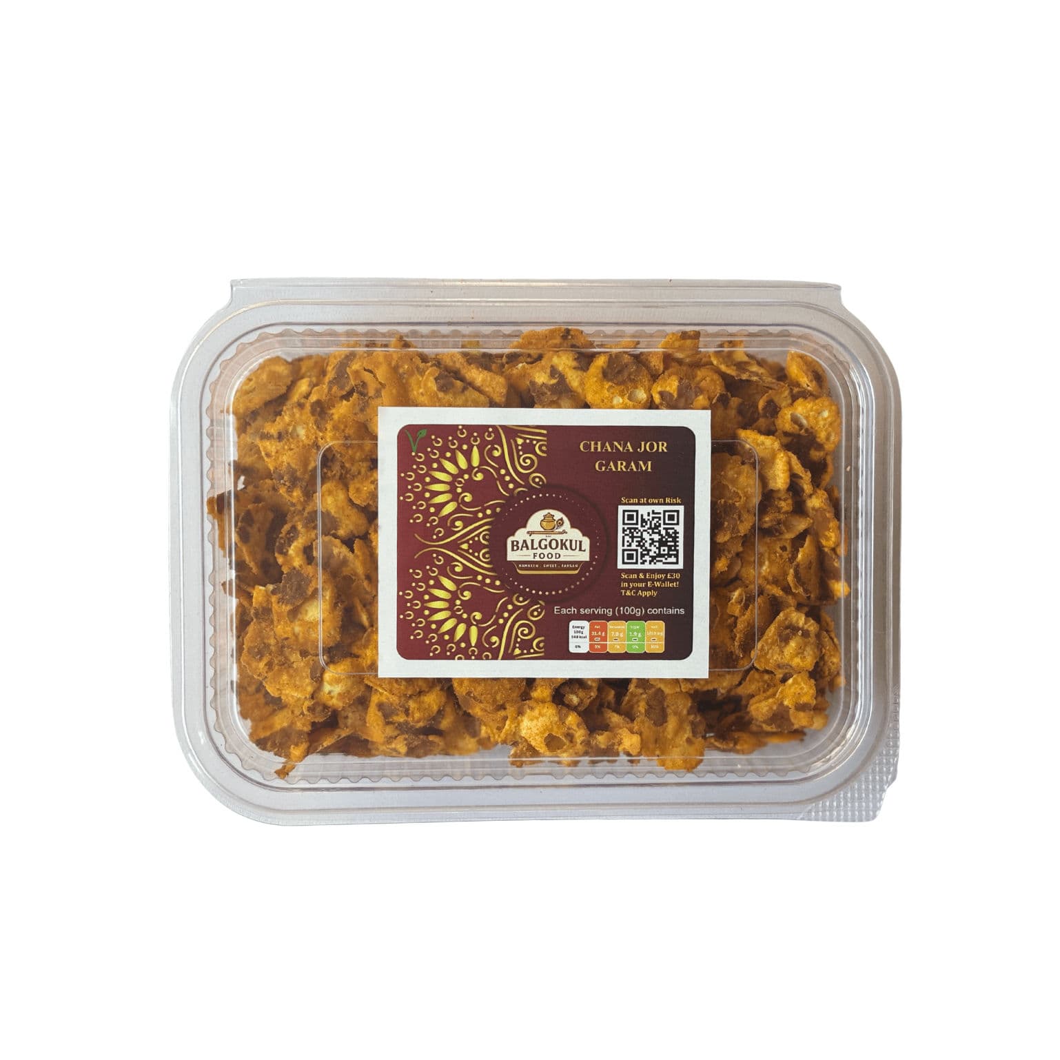BalGokul Foods – Chana Jor Garam (Spicy Crunchy Roasted Black Chana Snack) product image 1