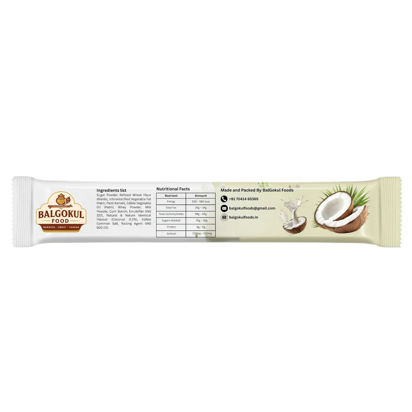 BalGokul Foods Creamy Coconut Cream Wafers product image 4