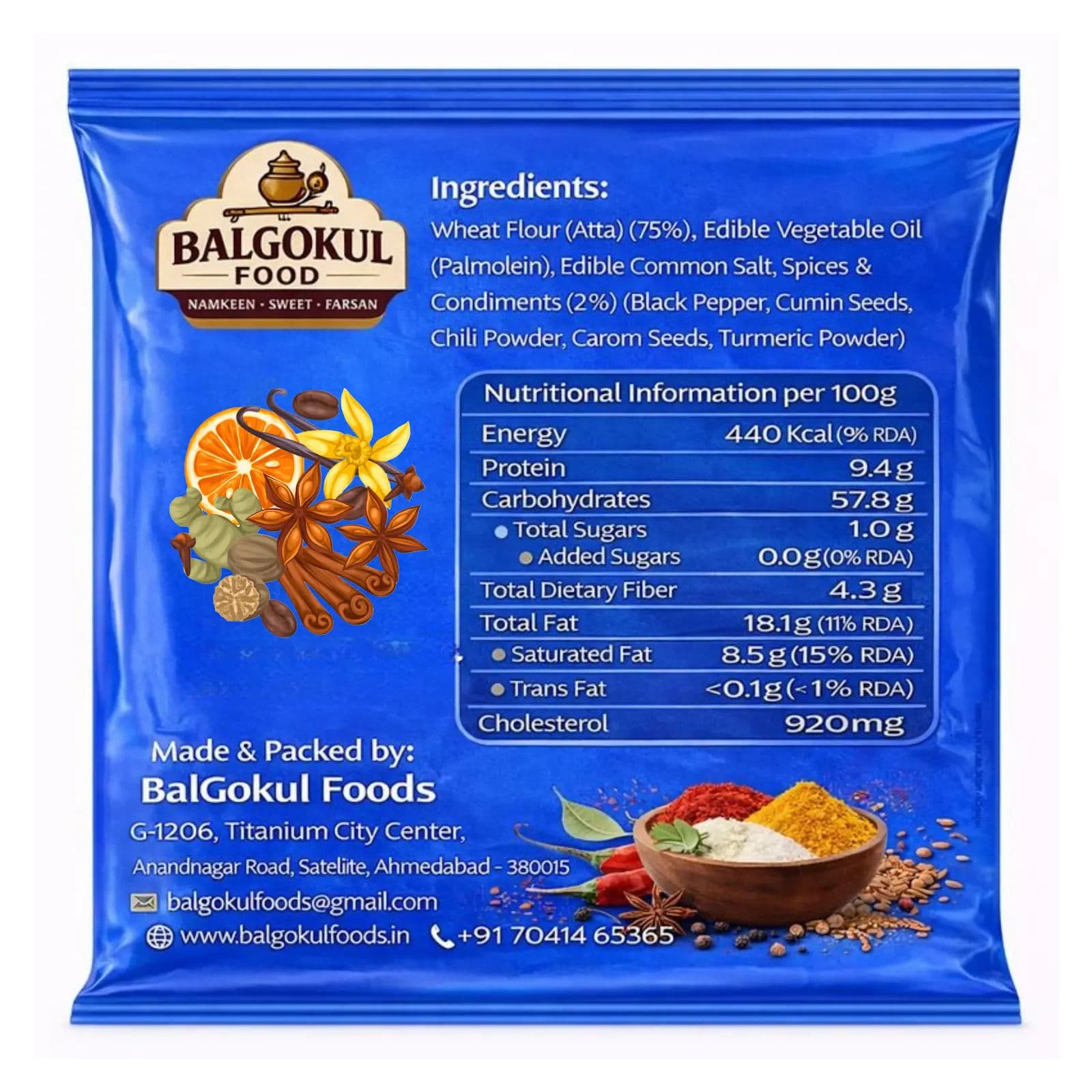 BalGokul Foods Healthy Bites – Masala Khakhra product image 4