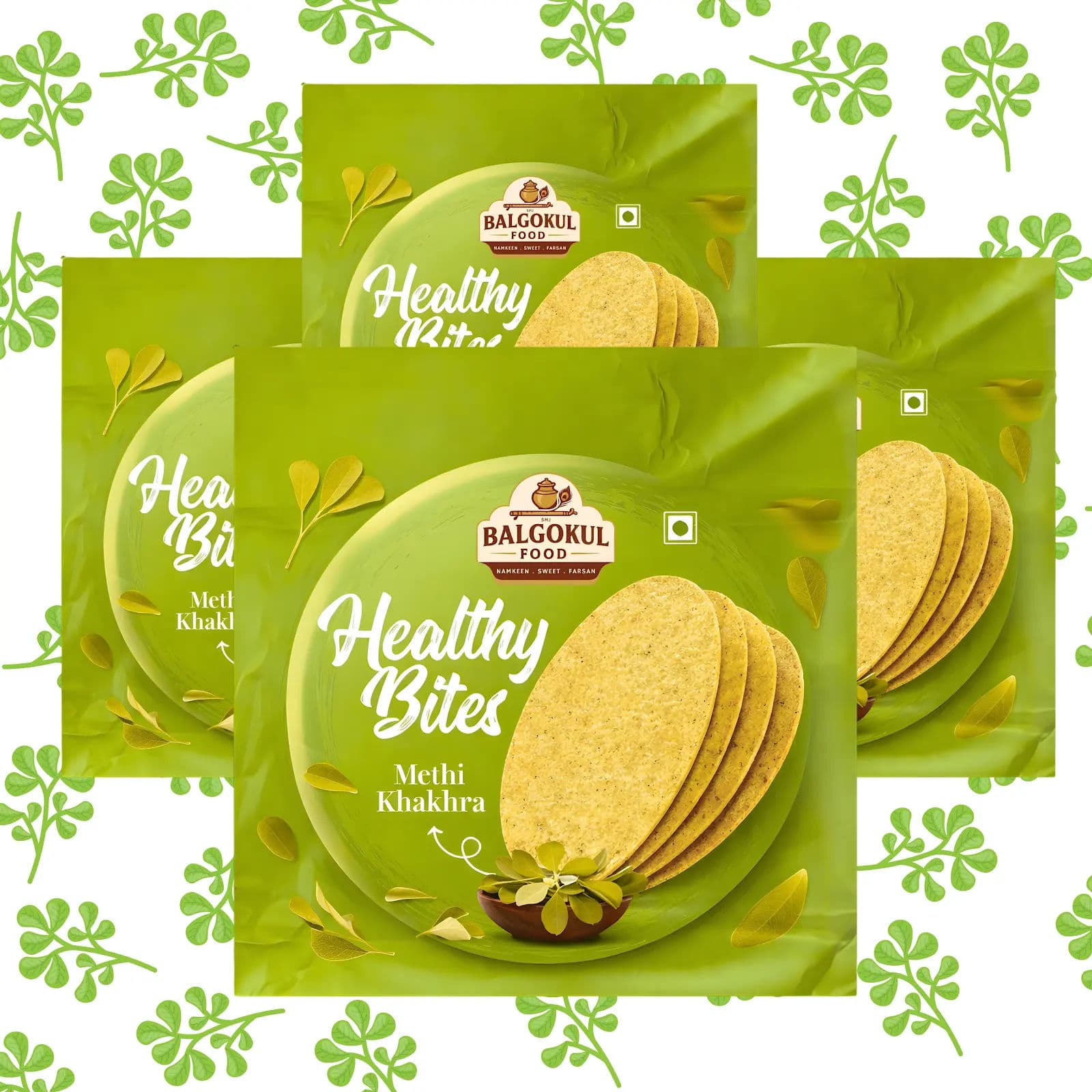 BalGokul Foods Healthy Bites – Methi Khakhra product image 3