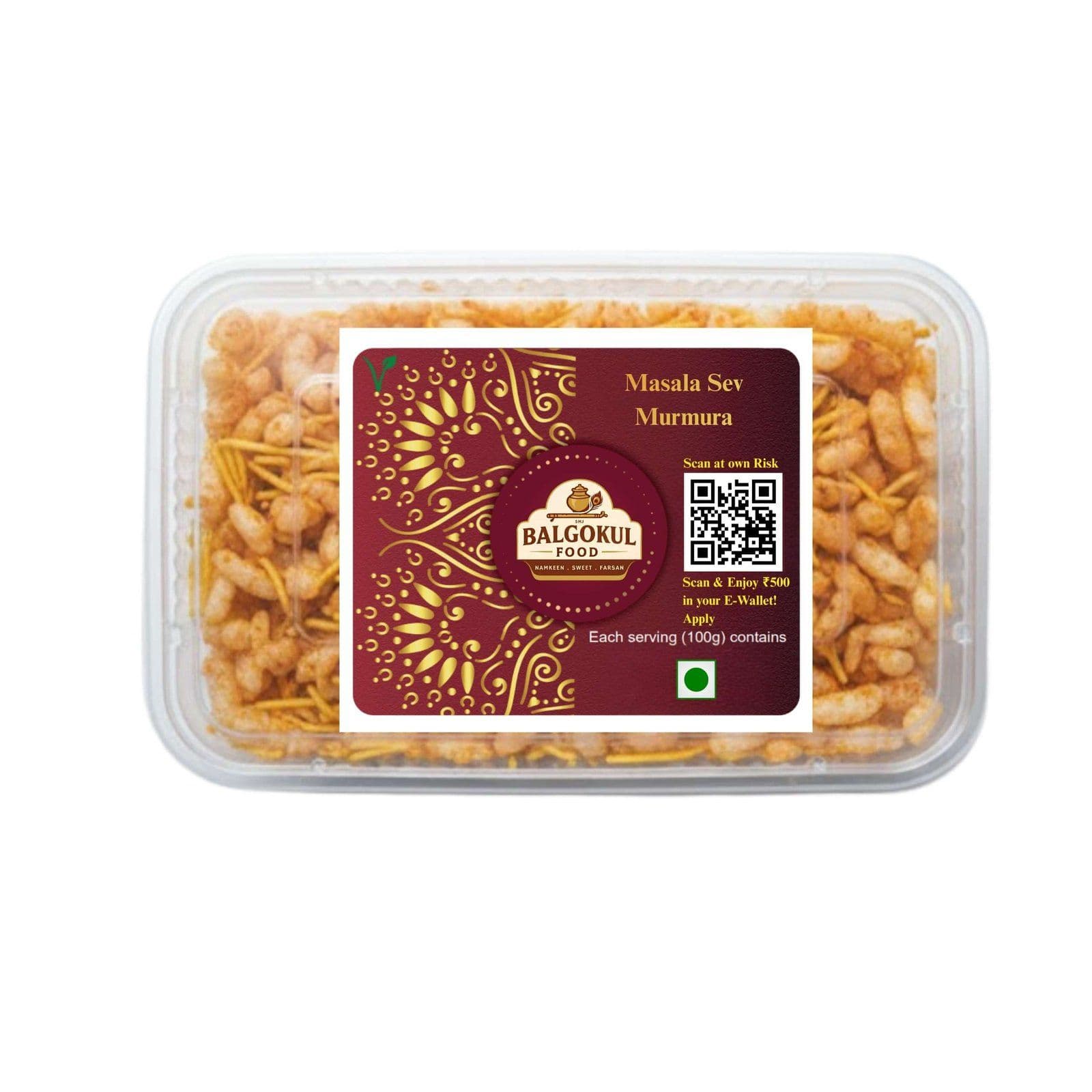 BalGokul Foods Masala Sev Murmura – Spicy Crunchy Puffed Rice Namkeen product image 1