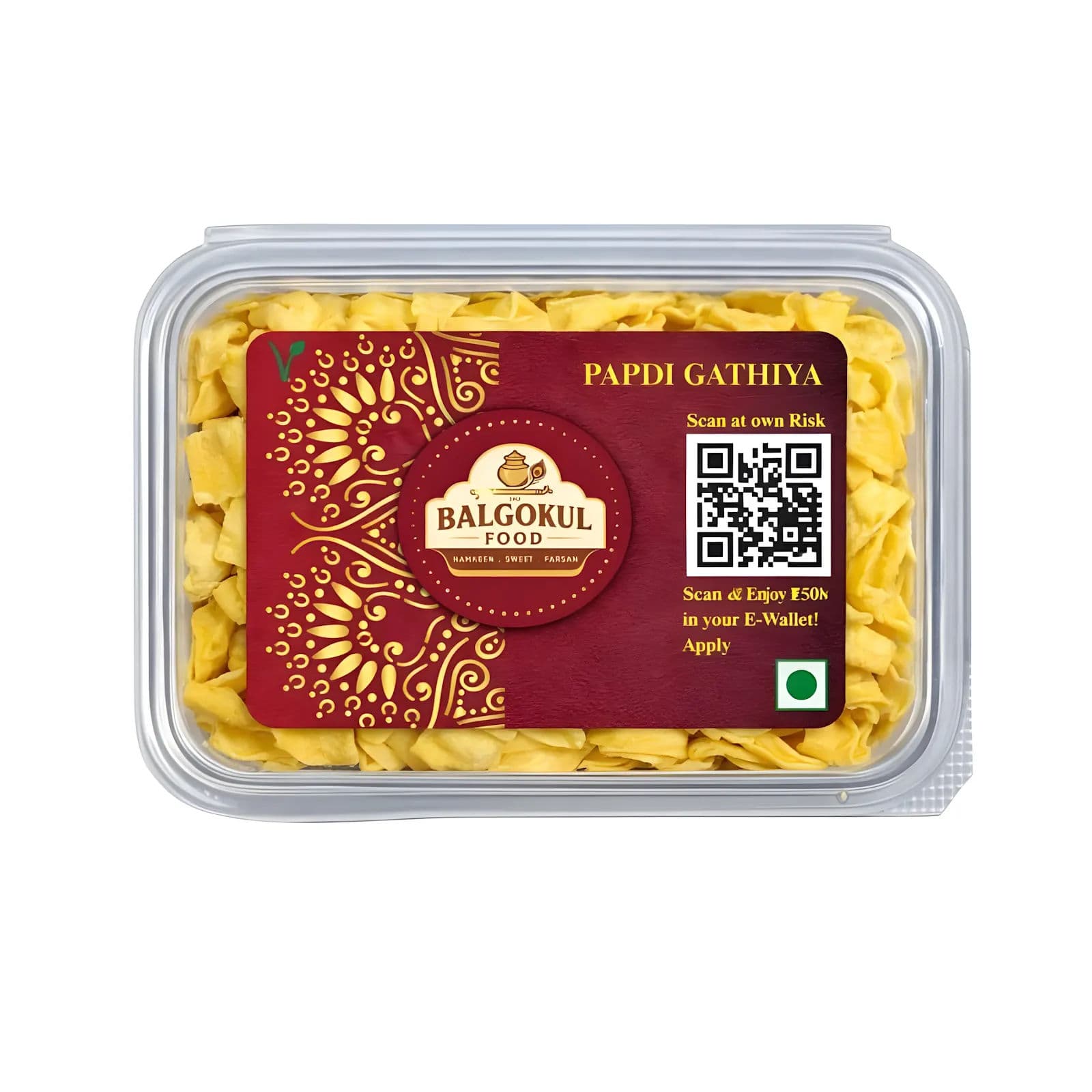 BalGokul Foods Papdi Gathiya – Crispy Traditional Gujarati Namkeen product image 1