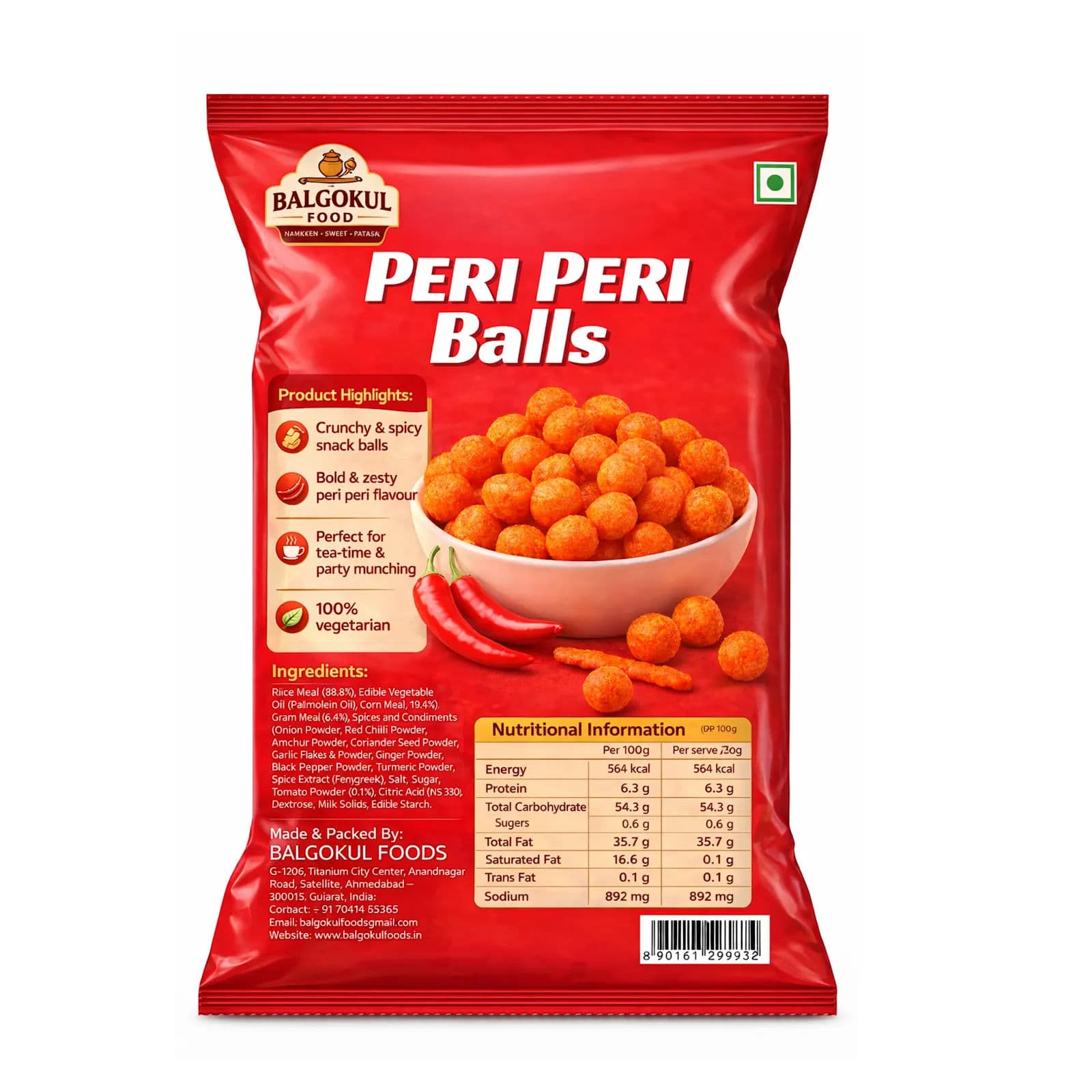 BalGokul Foods Peri Peri Balls product image 4