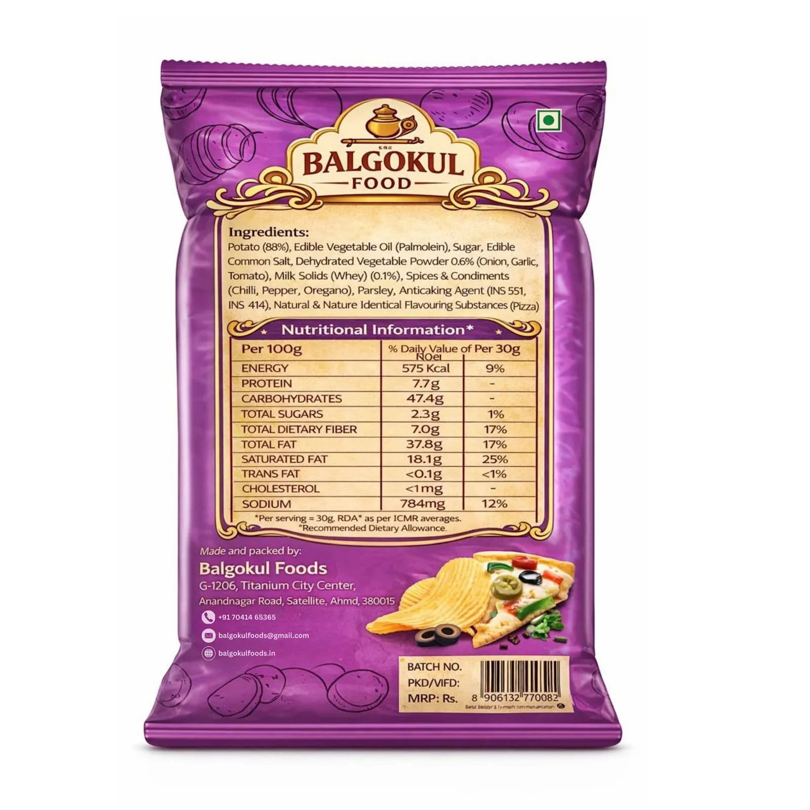 BalGokul Foods Pizza Punch Wafer product image 4