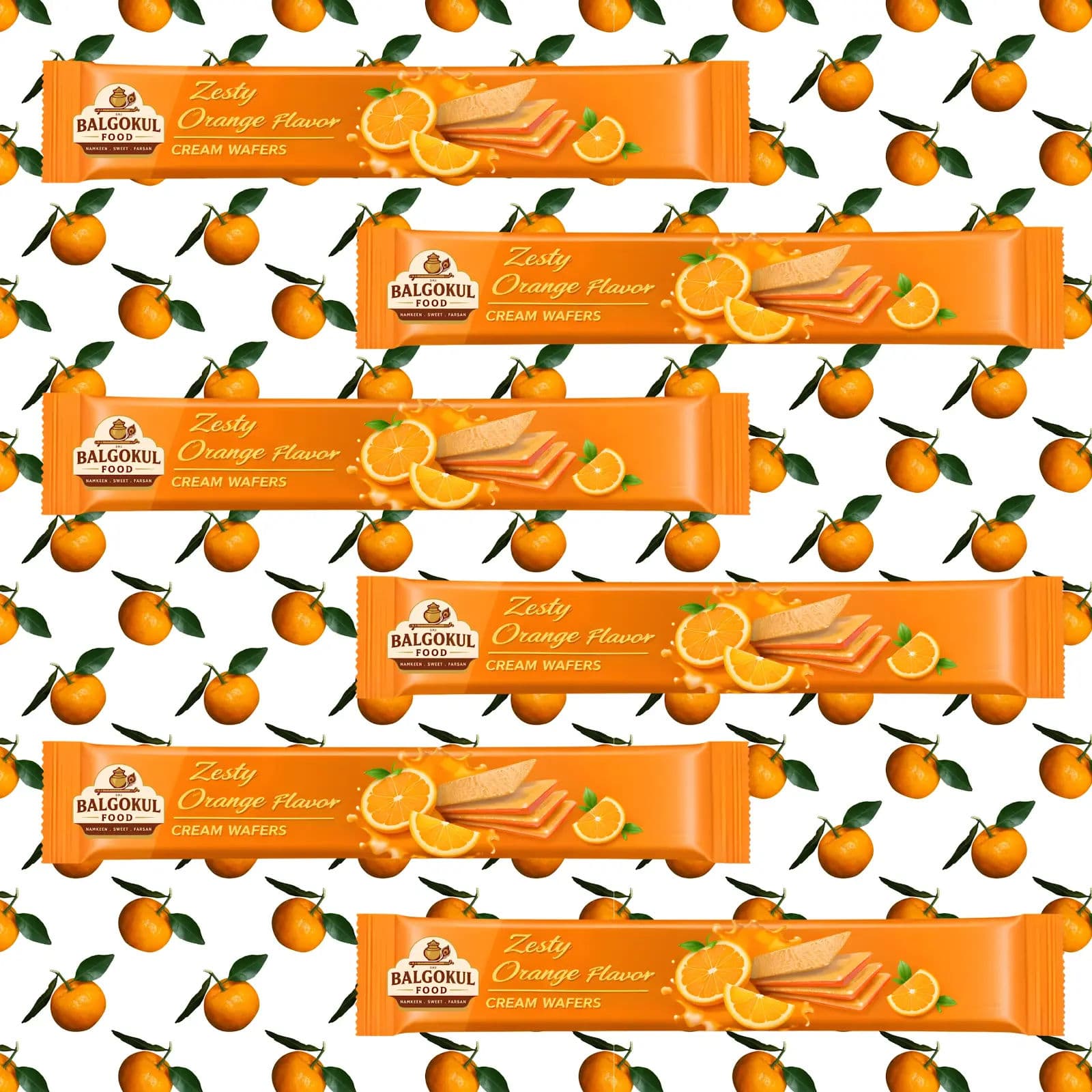 BalGokul Foods Zesty Orange Cream Wafers product image 3