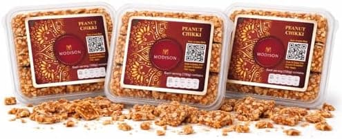 BalGokul Foods Peanut Chikki Indian Sweets Protein Brittle 540g product image 1