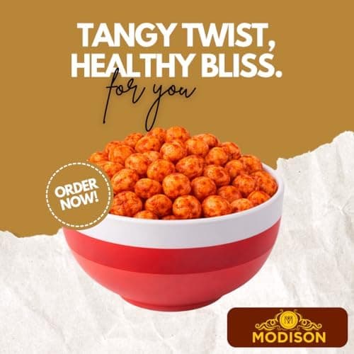 BalGokul Foods Roasted Makhana Healthy Snacks Tangy Tomato 80g product image 2