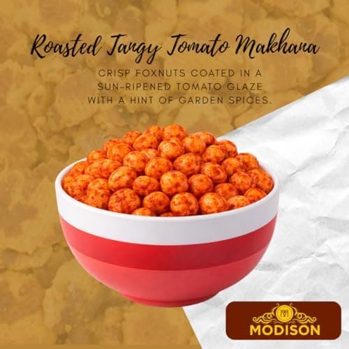BalGokul Foods Roasted Makhana Healthy Snacks Tangy Tomato 80g product image 6