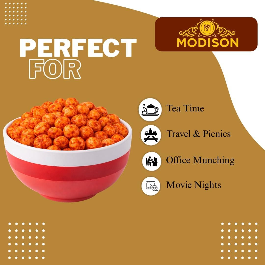 BalGokul Foods Roasted Makhana Healthy Snacks Tangy Tomato 80g product image 12