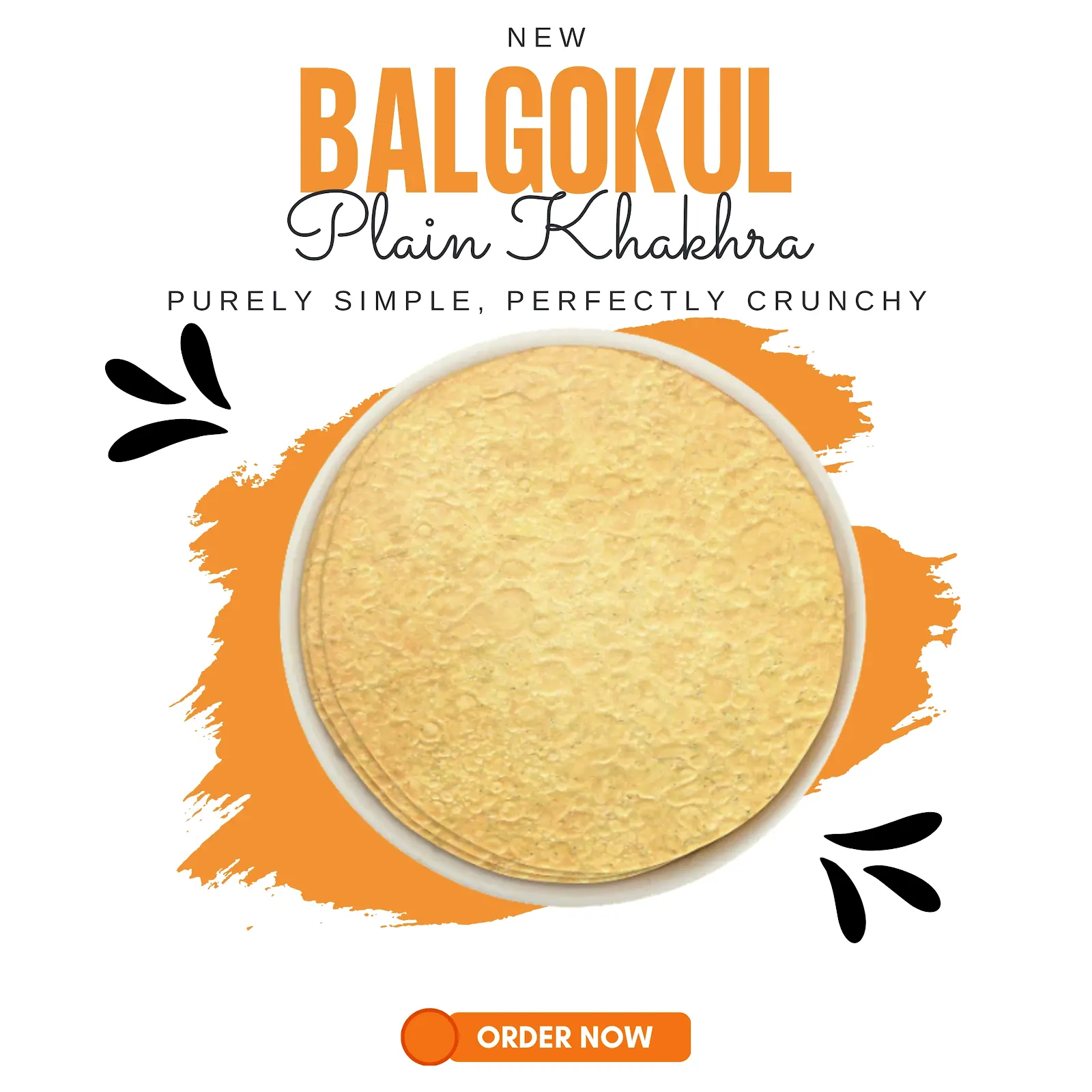 BalGokul Foods Healthy Bites – Plain Khakhra - Image 2