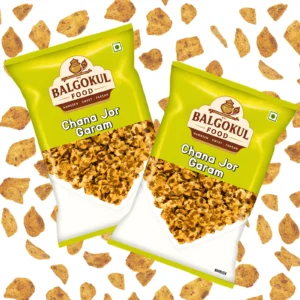 BalGokul Foods – Chana Jor Garam (Spicy Crunchy Roasted Black Chana Snack) - Image 3