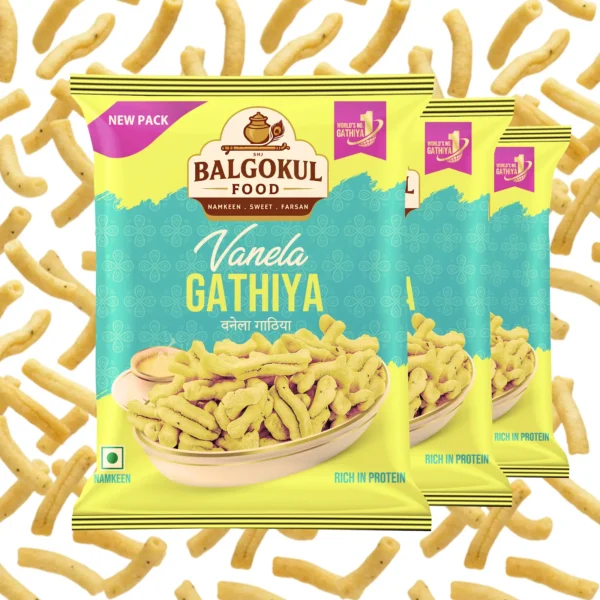 BalGokul Foods Vanela Gathiya – Crispy Traditional Gujarati Snack | Fresh & Crunchy