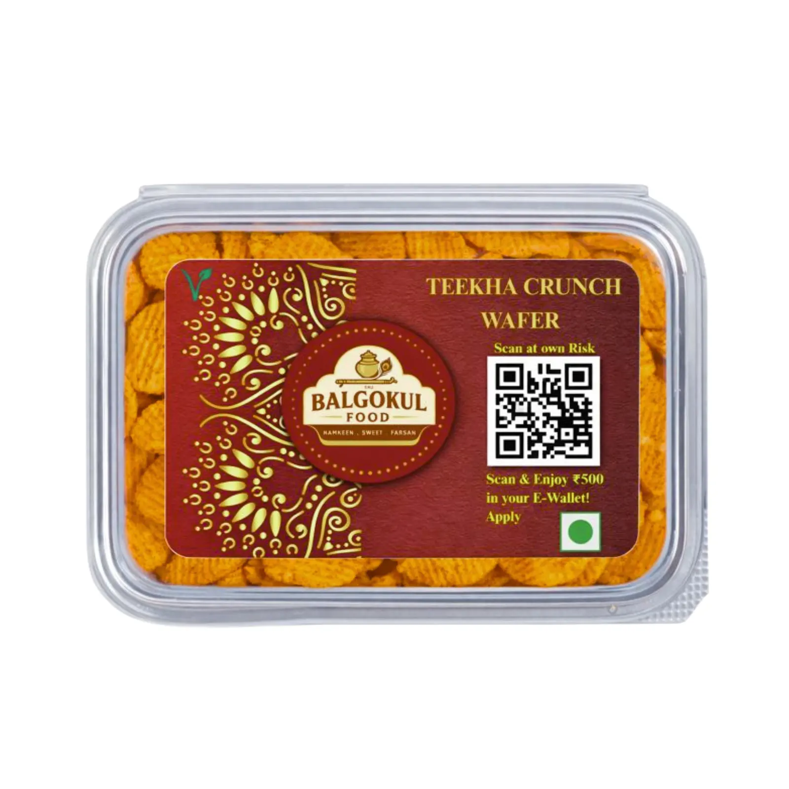 51 BalGokul Foods Teekha Crunch Wafer - Image 1