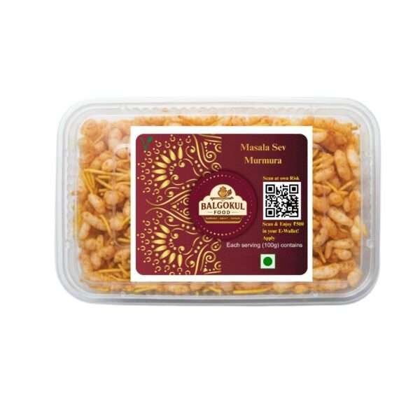 BalGokul Foods Masala Sev Murmura – Spicy Crunchy Puffed Rice Namkeen