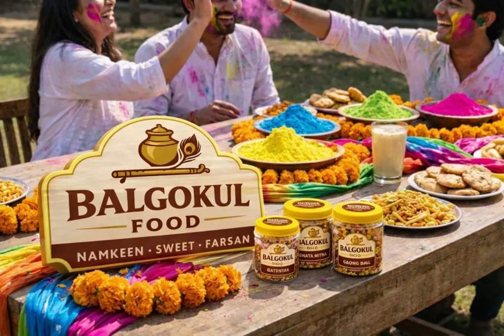 holi sweets and snacks